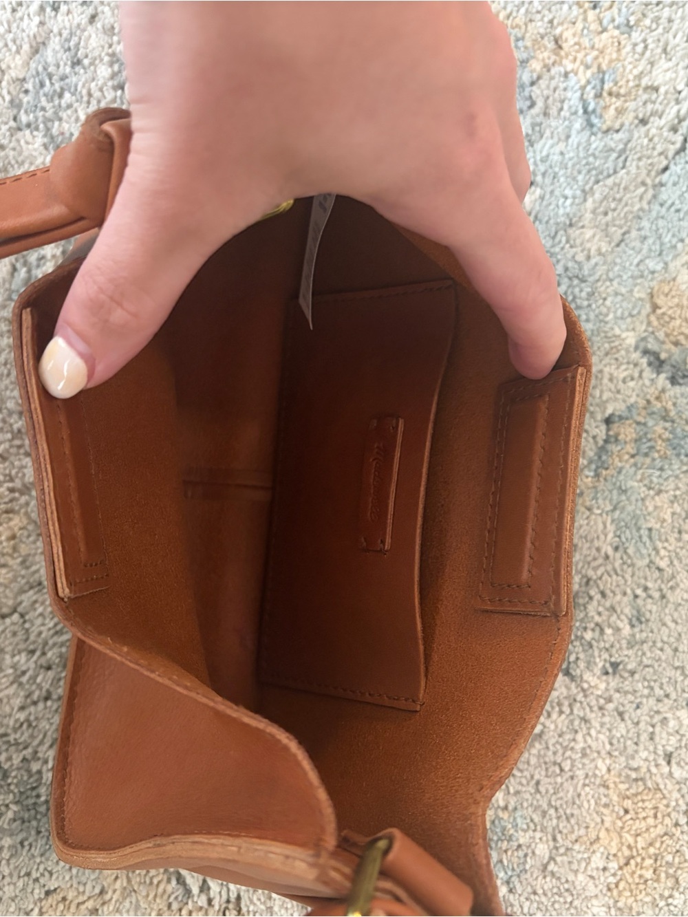 Madewell Sydney Saddle Brown Leather Shoulder Bag - Picture 4 of 4